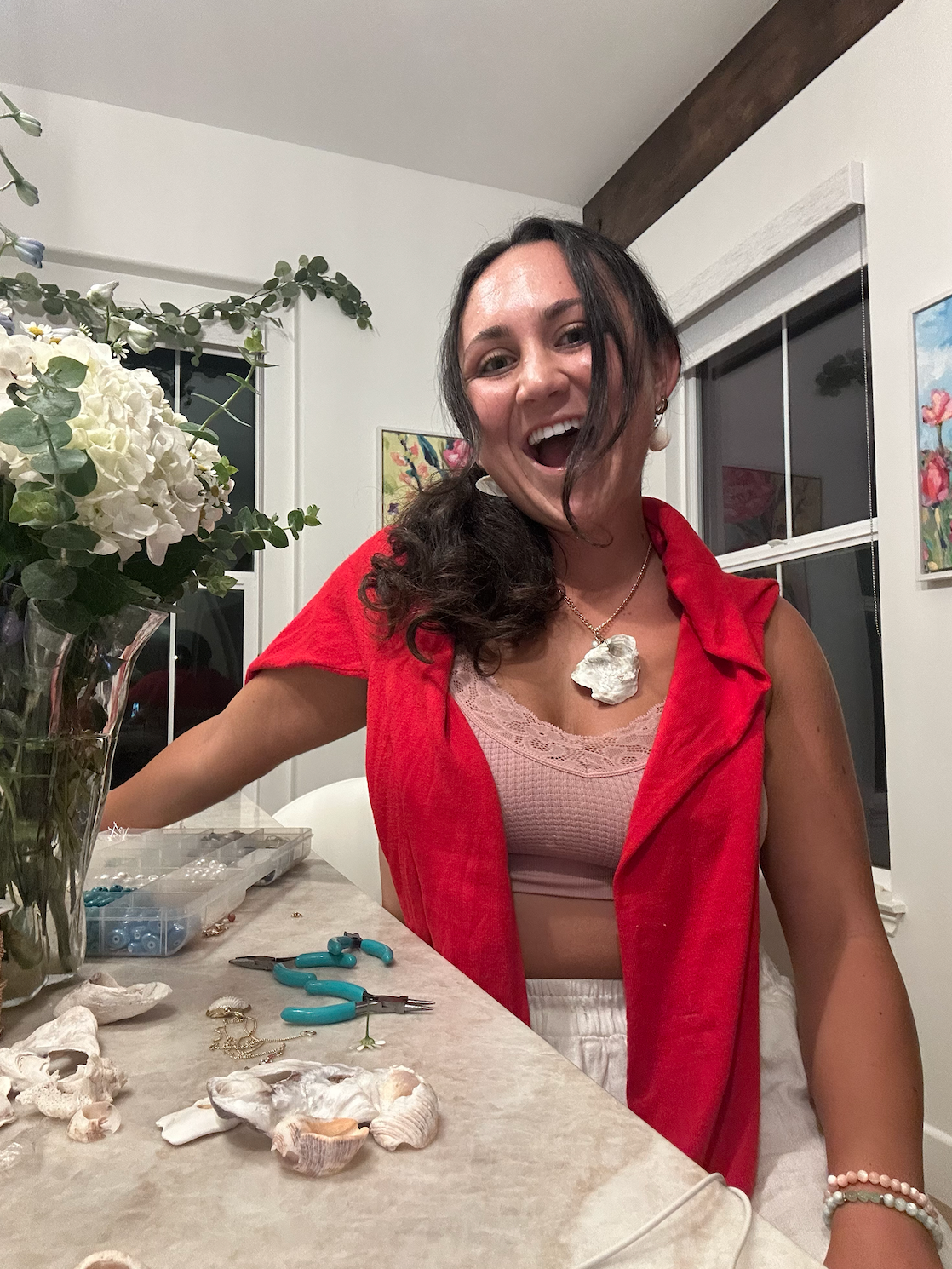 Authentic Oyster Shell Necklace