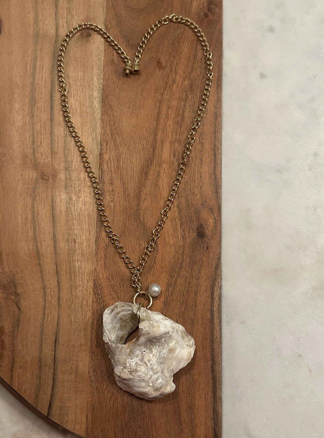 Authentic Oyster Shell Necklace